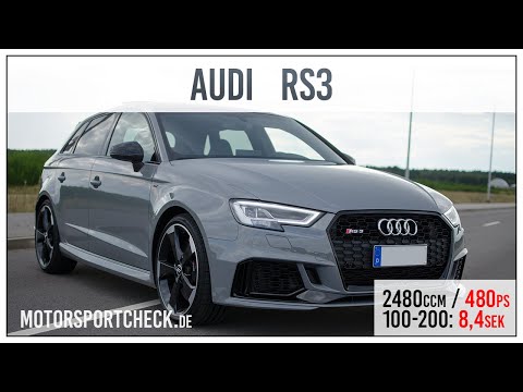Audi RS3 8V Stage 1 480 Hp 311 Km/h 0-100 100-200 | Motorsportcheckde