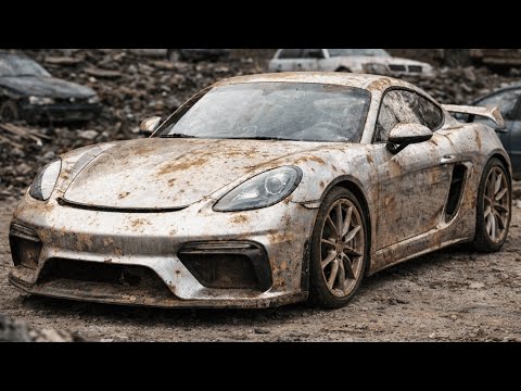 Thumbnail for Wrecked Porsche 718 Cayman GT4 Restoration | Full Track Supercar Rebuild by Supercar, SEAT, Porsche, Sports car, Car, Porsche 718