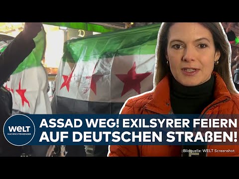 NACH ASSAD-STURZ: Syrer feiern den Sturz des Assad-Regimes! – Jubel in Berlin und Dortmund