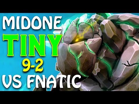 MidOne - TINY Amazing Gank/Combo! vs Fnatic - DOTA 2