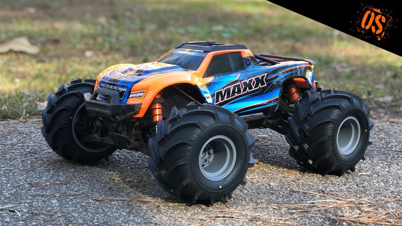 BEST UPGRADE For The Traxxas Maxx! JConcepts Fling King Tires!