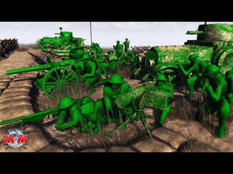 Army Men: DESERT RATS | Gallipoli Trench Defence| Operation Plastic Shield| GPW mod Episode 4