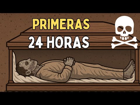 Esto es lo que pasa con un cuerpo en las primeras 24 horas enterrado dentro del ataúd.