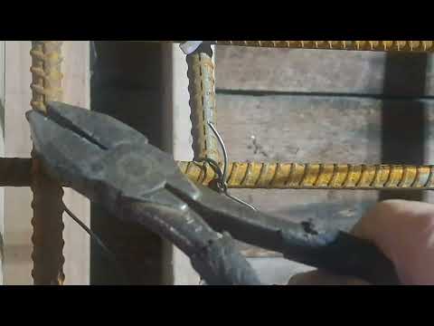 Rebar ties. Snap tie the right way. Lesson #1