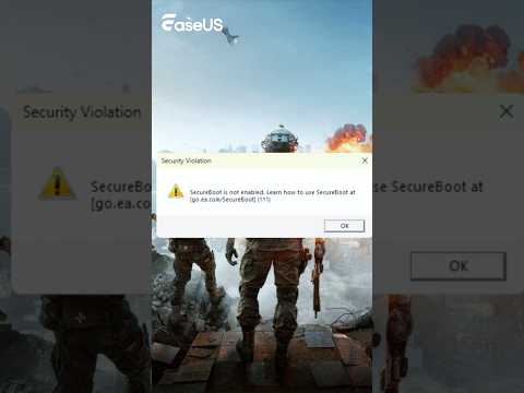 FIX Battlefield 6 Secure Boot/TPM Error #bf6 #battlefield6 #secureboot