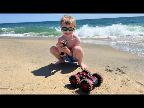 WE DROVE ANOTHER RC TRUCK INTO THE OCEAN!