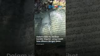 Viral Video Penemuan Alquran di Dasar Lautan, Kondisinya Masih Utuh dan Masih Jelas Terbaca