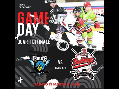 IHL-Div1: HC Cadore - HC Valpellice (primo/secondo tempo)