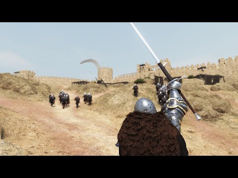CRUSADES KNIGHTS ATTACKING THE ASERAI TOWN - Mount & Blade 2 BANNERLORD