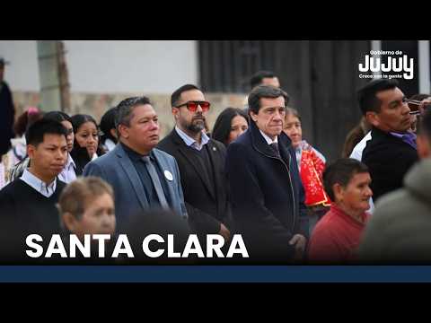 📿SANTA CLARA I El gobernador Sadir acompañó las fiestas patronales y anunció obras para la localidad