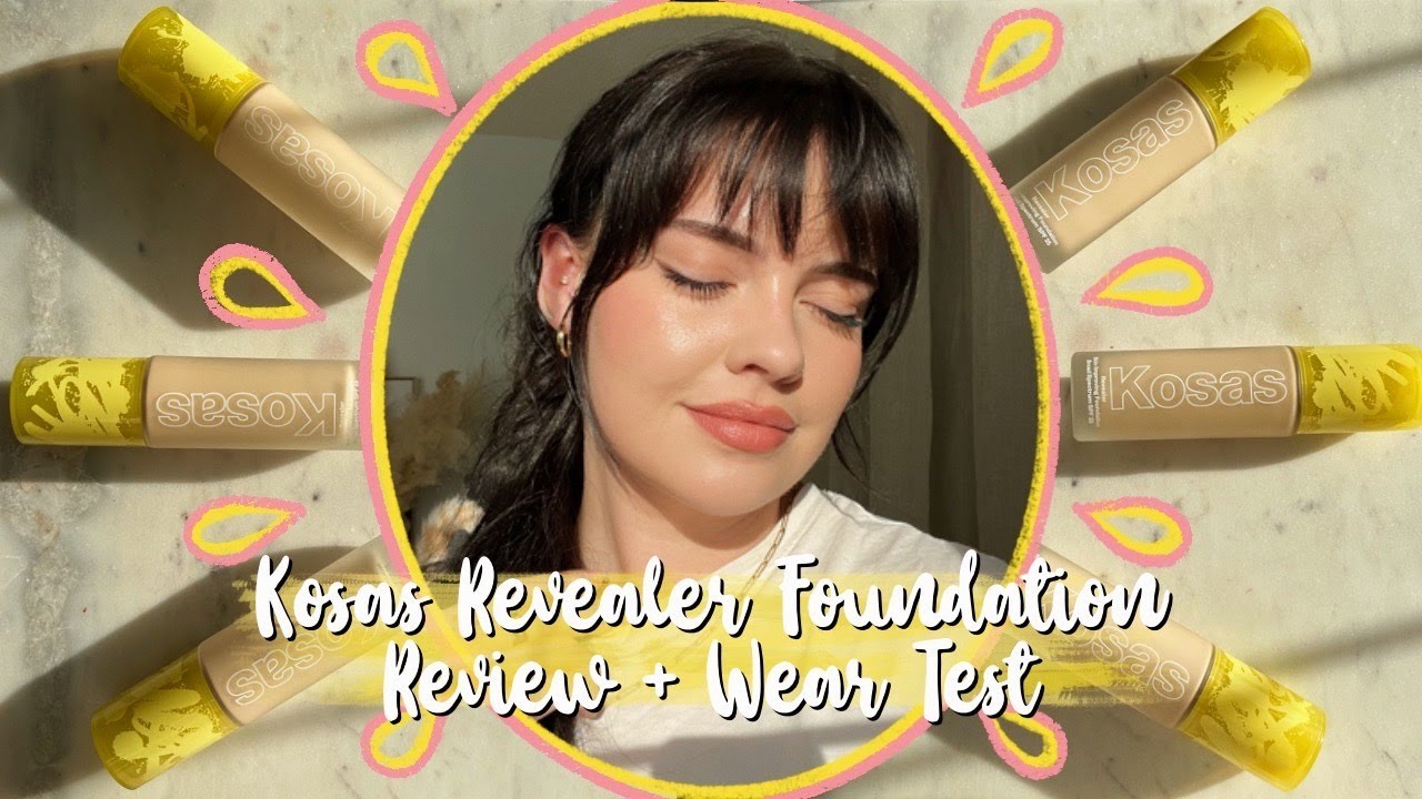 KOSAS REVEALER FOUNDATION REVIEW + WEAR TEST | JULIA ADAMS