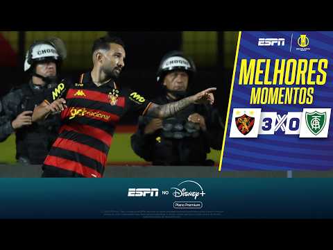 Gols e melhores lances de Sport x América-MG