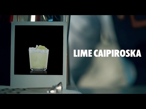 LIME CAIPIROSKA DRINK RECIPE - HOW TO MIX