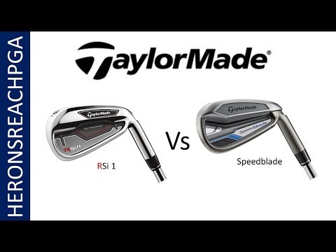 TaylorMade RSi 1 irons V Speedblade irons | How To Effectively Play Golf