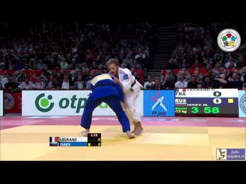 Judo 2014 Grand Slam Paris: Legrand (FRA) - Isaev (RUS) [-73kg] bronze