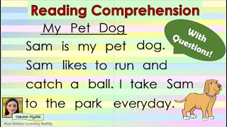 Reading Comprehension // Reading Passages//Practice Reading English// Kinder/Grade 1/Grade 2/Grade 3
