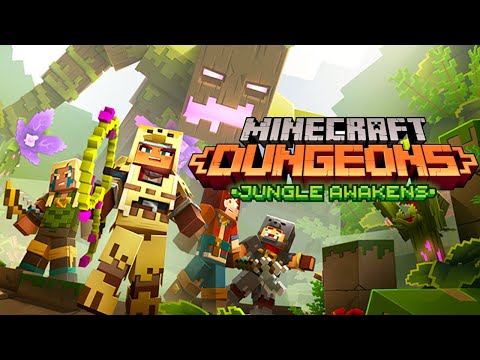 Minecraft Dungeons - Gloomy Jungle DLC + Panda's Haven!!!