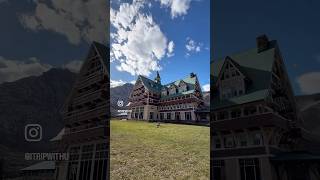 The Prince of Wales Hotel🇨🇦🏔️ #nationalhistoricsite #watertonlakes #canadahotel 