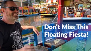 Xochimilco: The Floating Party in Mexico City | Getting on a Trajinera on the Xochimilco Canals