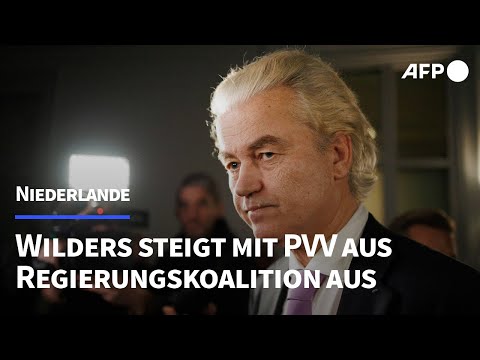 Niederlande: Rechtspopulist Wilders steigt aus Koalition aus | AFP