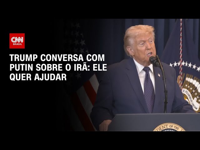 "Conversa com Putin sobre o Irã foi construtiva, ele quer ajudar", diz Trump