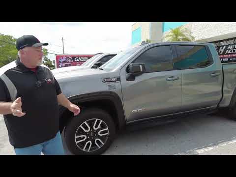 Rough Country Fender Flares on a 22 GMC Sierra 1500 AT4 review by C&H Auto Accessories #754-205-4575