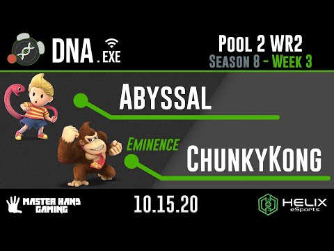 DNA.EXE S8:W3 - Abyssal (Lucas) Vs. Eminence | ChunkyKong (K. Rool, Donkey Kong) - Pool 2 WR2