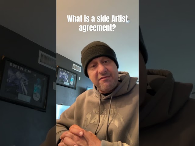 Here is an example of an agreement an artist might have to work with. #businessadvice #musicbusiness