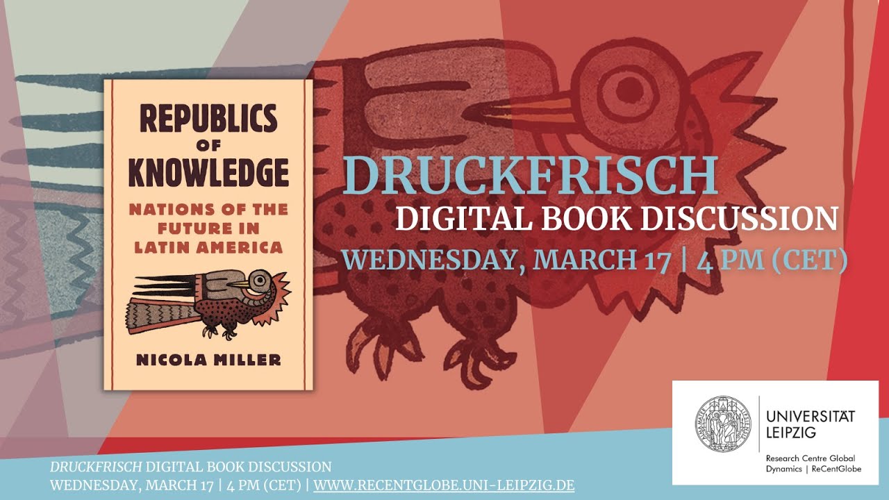Druckfrisch Digital Book Discussion: "Republics of Knowledge" by Nicola Miller