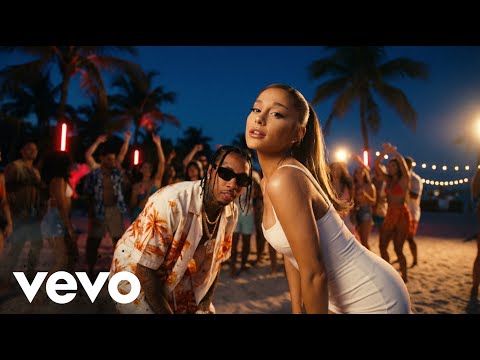 Tyga, Ariana Grande - White Rose (ft. Travis Scott) | (Official Lyrics Video)