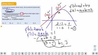 Eğitim Vadisi AYT Matematik 18.Föy Türev 1 Konu Anlatım Videoları