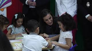 Sus Majestades los Reyes visitan el CEIP Vicente Aleixandre de Ceuta