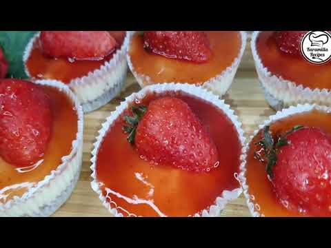 AARDBEIEN MINI CHEESECAKE RECEPT! SIMPEL EN LEKKER