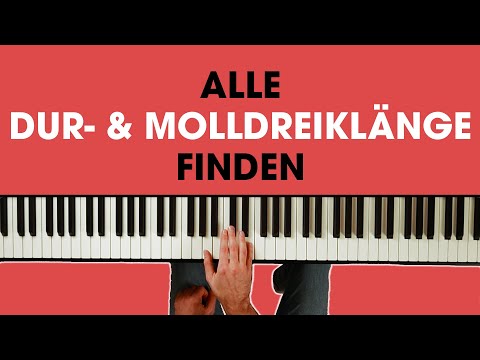 PIANOSNACKS | Alle Dur- und moll-Dreiklänge finden | Klavier lernen