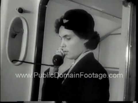1958 Russian TU-114 turboprop airliner debut newsreel  www.PublicDomainFootage.com