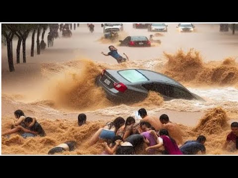 Extreme weather this afternoon in Argentina.Unprecedented flooding in Salta