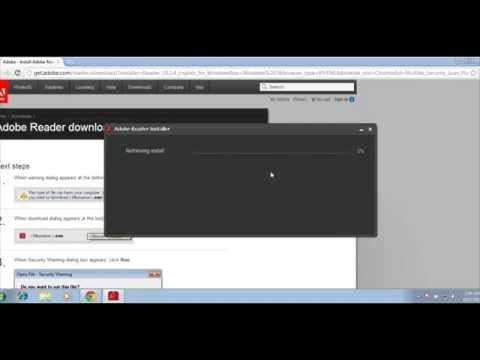 comment installer adobe reader x
