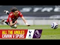 All the Angles | Edinson Cavani's flying header v Spurs | Tottenham 1-3 Manchester United