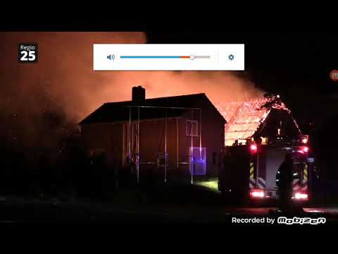 Brand tegenover ons