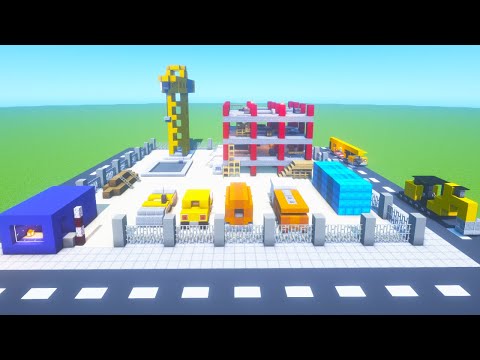 TSMC - Minecraft - Minecraft Tutorial: How To Make A Building / Construction Site "2021 City Build"