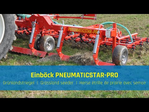 Pievų ir ganyklų priežiūros agregatas „Einböck PNEUMATICSTAR“ vaizdo įrašas