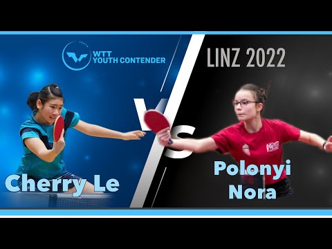 Nora Polonyi 🇭🇺 vs. Nguyen Le 🇦🇺 | U15 GS G13 | 2022 @wttglobal Youth Contender Linz