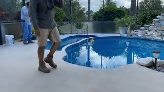 How to paint your pool deck in just 2 days