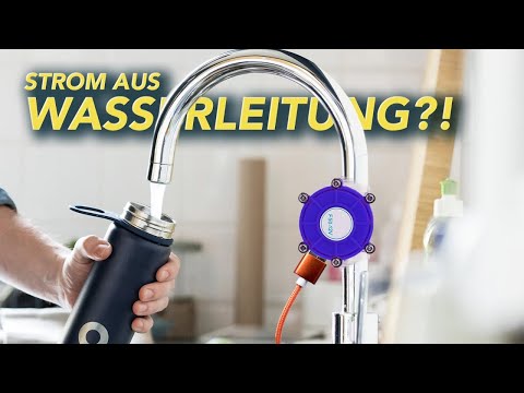 STROMTURBINE in deiner WASSERLEITUNG 🚰⚡️ - warte mal, geht das?!