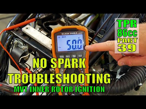No Spark Troubleshooting The MVT Digital Direct DD06 Scooter Ignition System : TPR 86cc : Part 39