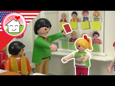 Playmobil English Red Card for Lena – School Story - The Hauser Family