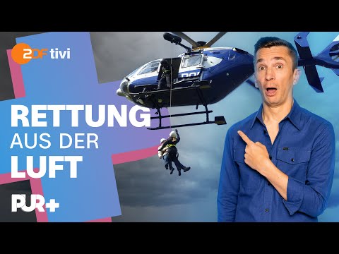 Helikopter-Staffel im Einsatz: So rettet die Polizei vermisste Personen | PUR+
