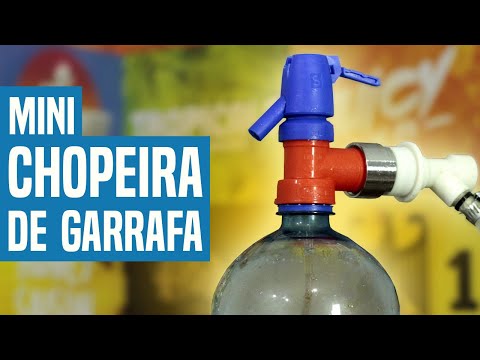 MINI CHOPEIRA DE GARRAFA PET