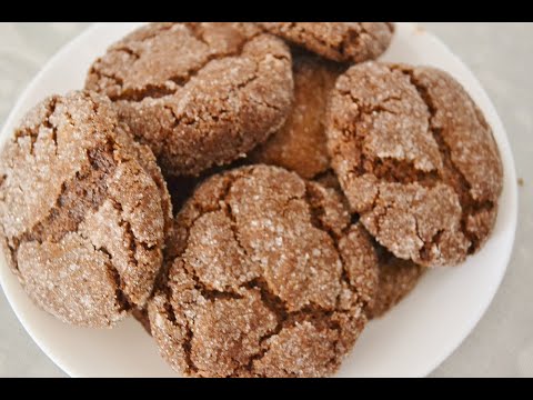 Rezept: weiche Ingwer-Melasse-Kekse - Backen mit Kindern