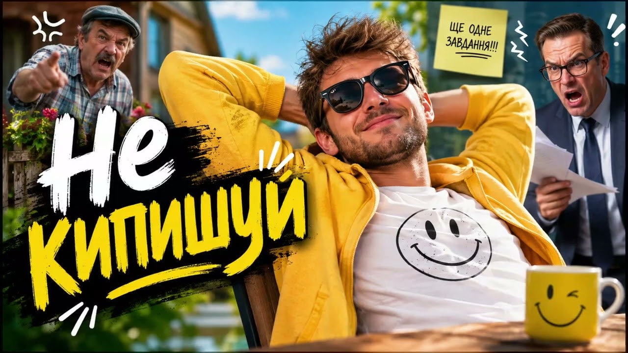 Та не кипишуй — сучасна українська жартівлива пісня 2026